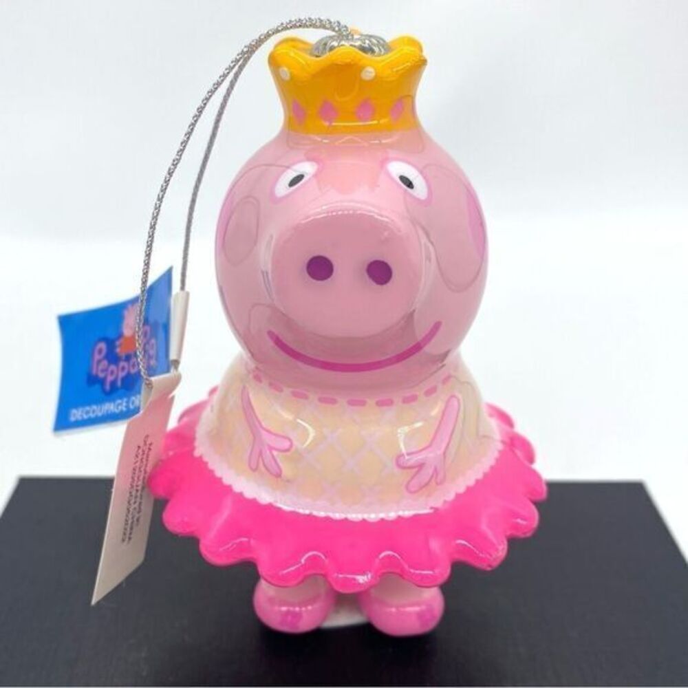 Nickelodeon Peppa Pig Decoupage Ornament New
